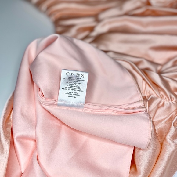 SOLD Revolve Blush One Shoulder Prom Dress - Picture 8 of 8